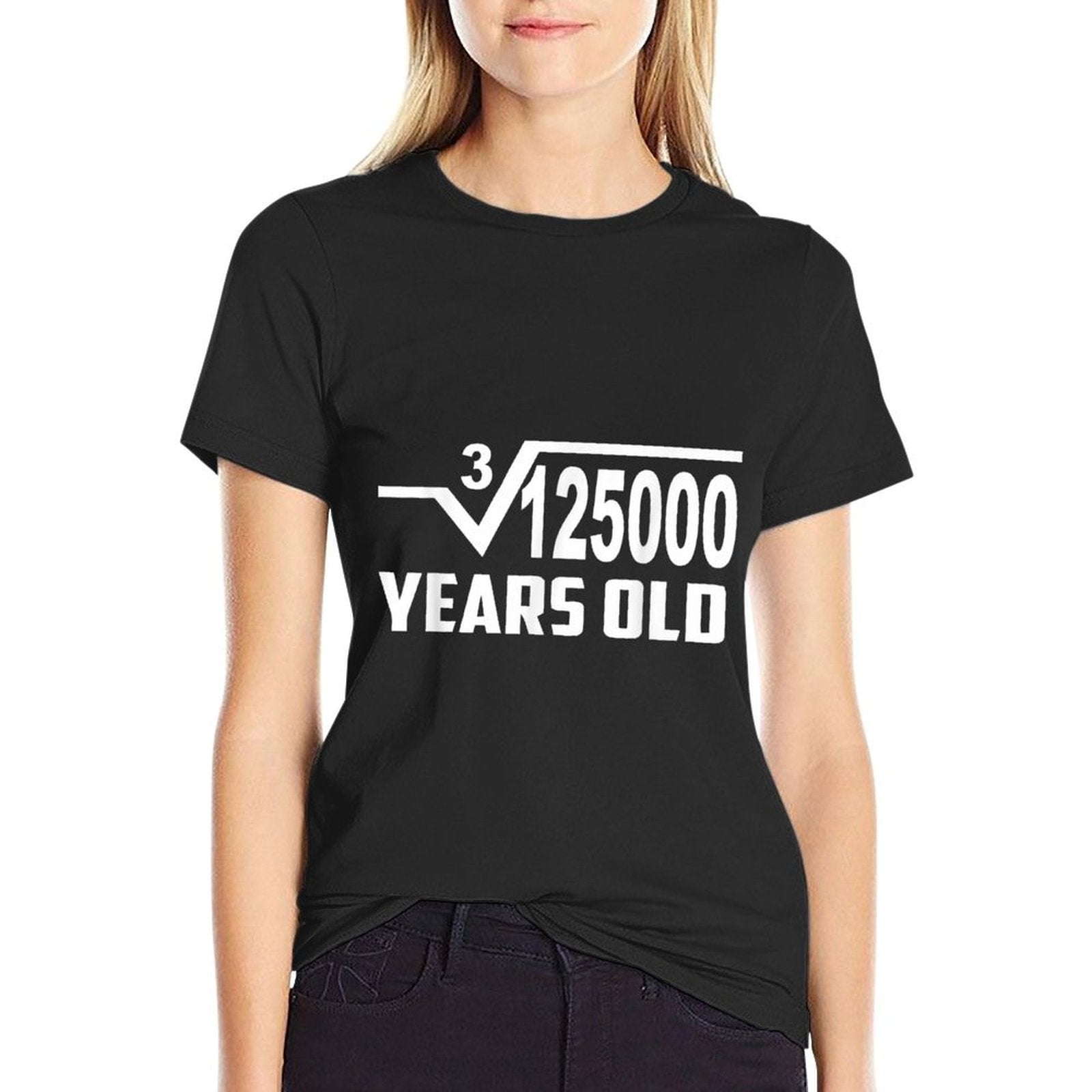Cube Root Nice 50 Year Old Bday 50th Birthday Men Women  Quick-drying T-Shirt