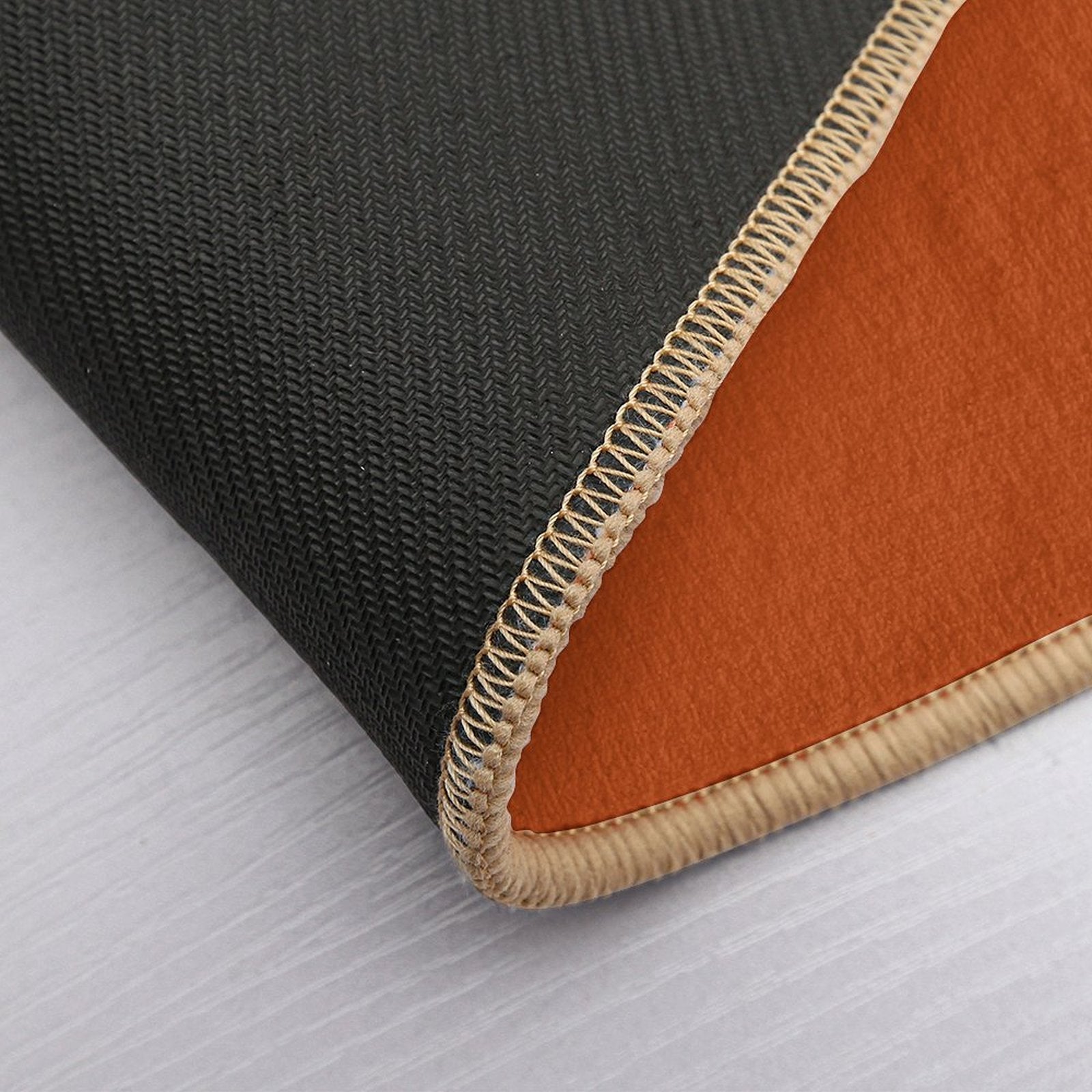 Solid Rust Solid Color  Multi-Purpose Bath Mat
