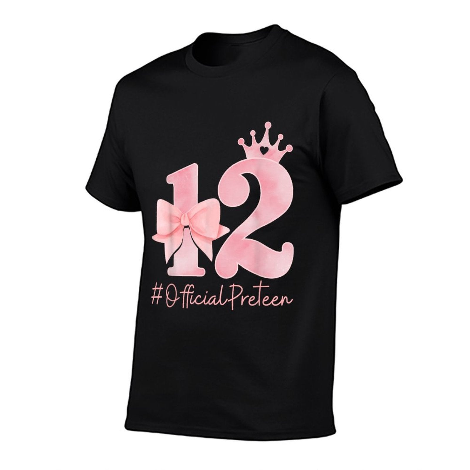 12 Official Pre-Teen 12th Birthday Girl Coquette 12 Year Old  Affordable Price T-Shirt