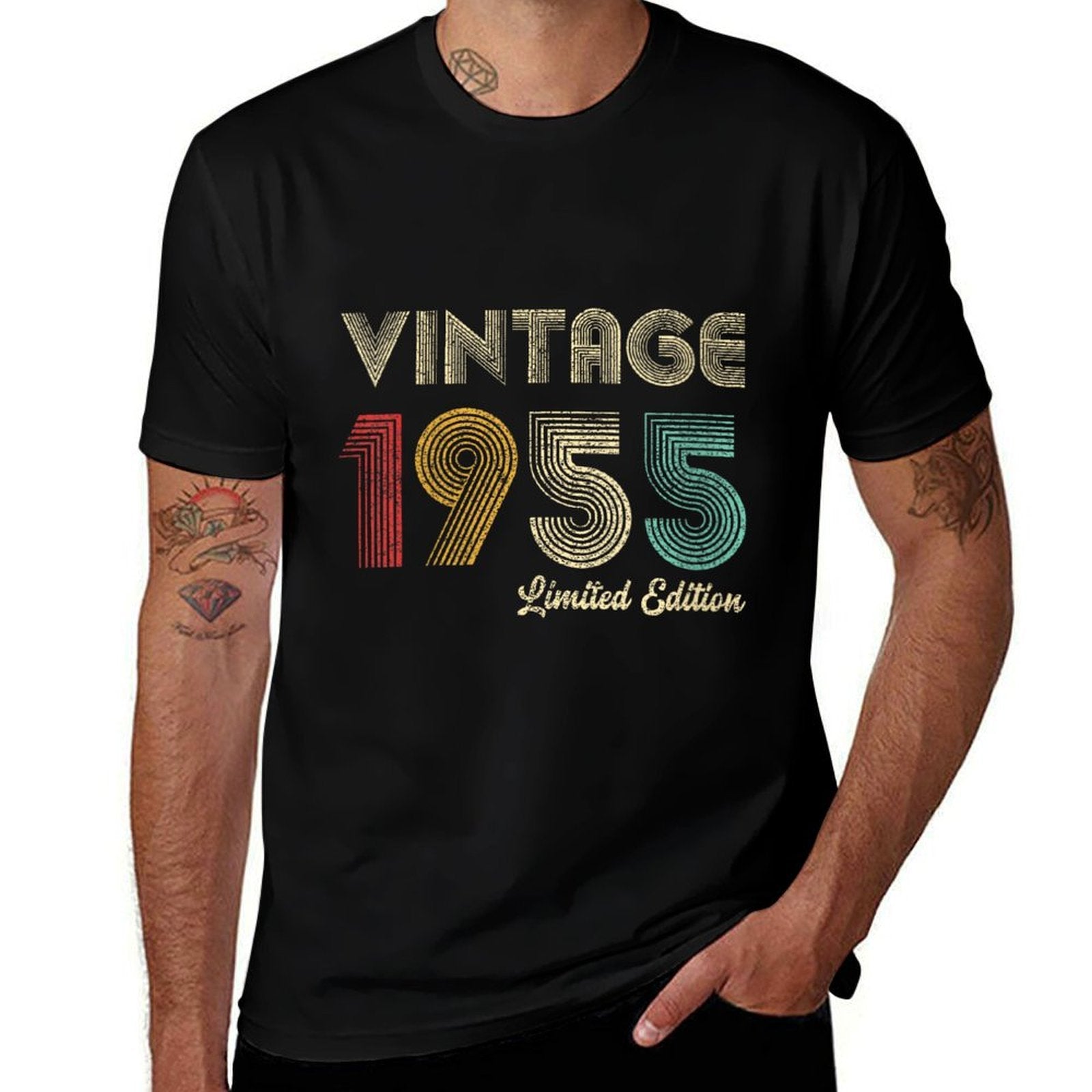 Womens Vintage 1955 70 Year Old Gifts Limited Edition 70th Birthday  Eco-friendly Material T-Shirt