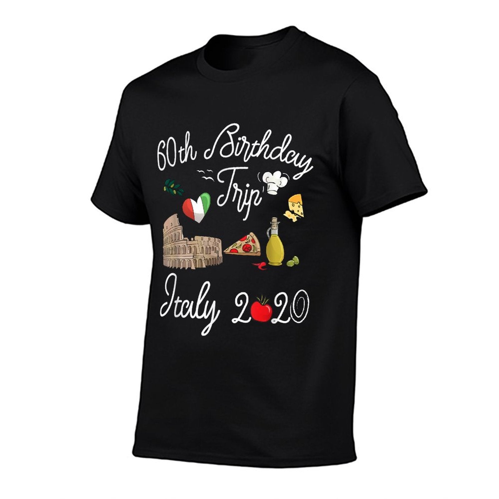 60th Birthday Vacation Trip Italy Europe Gift  High-quality Stitching T-Shirt