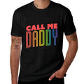 Proud Call Me Daddy - Support Gay Lesbian LGBTQ+  Heathered Texture T-Shirt