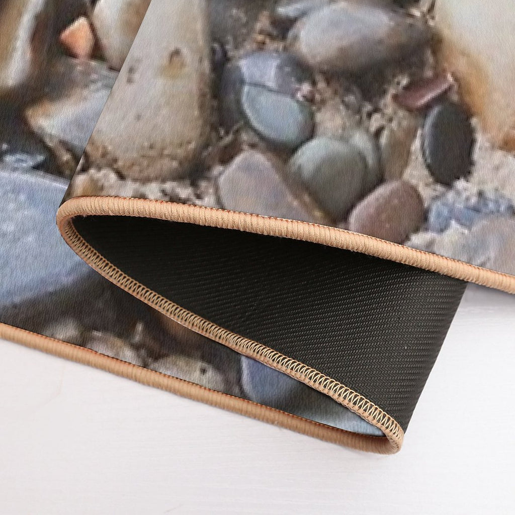 Beach Pebbles  Dirt-Trapping Bath Mat