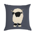Black Nose Valais Sheep Soft Luxury Feel Throw Pillow
