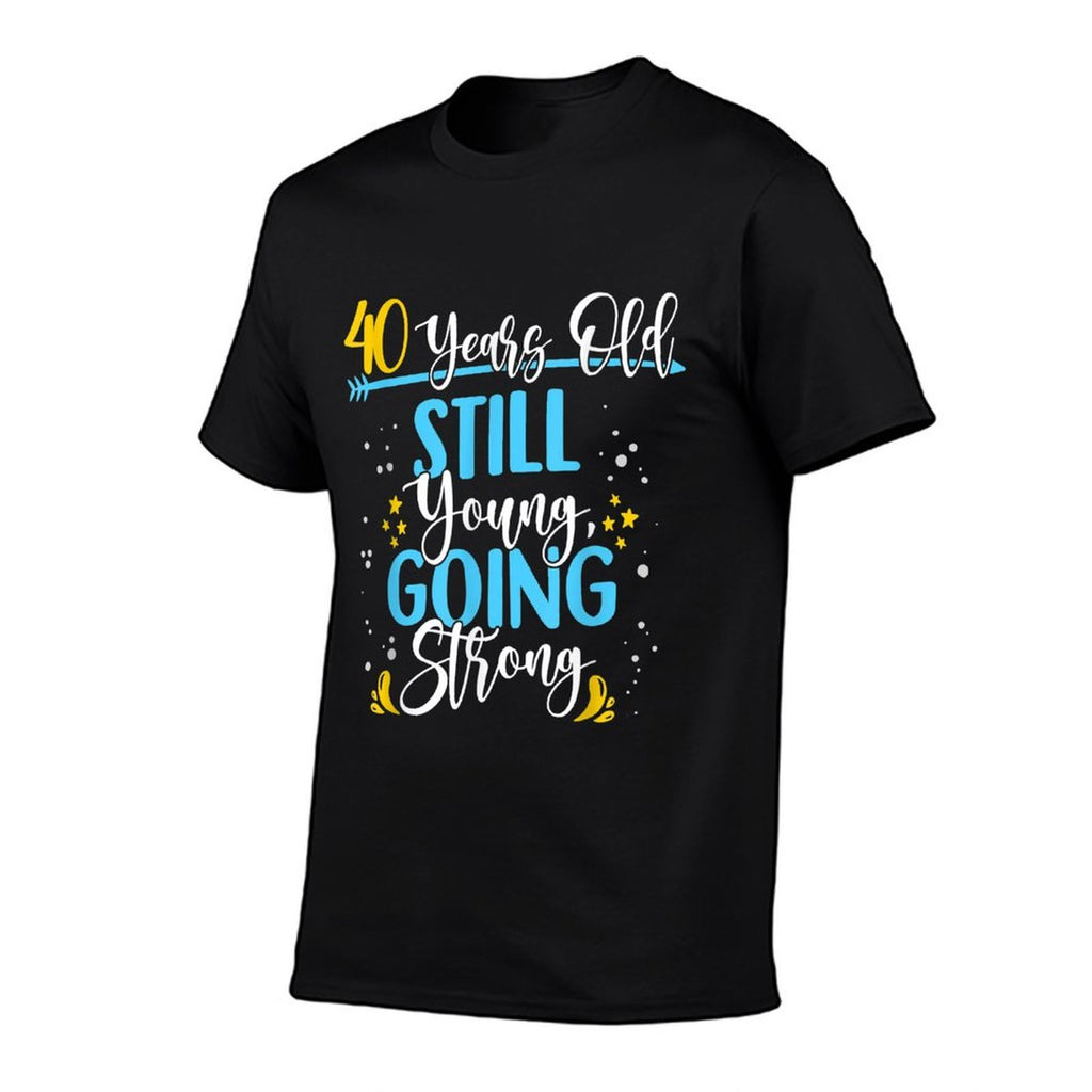 40 Years Old Birthday - 40th Birthday  Vintage-inspired T-Shirt