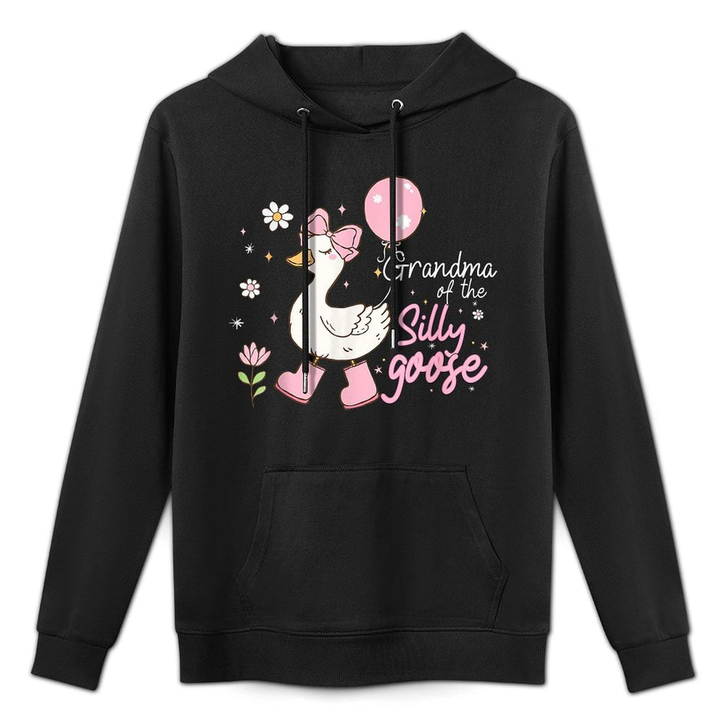 Grandma of The Silly Goose 1st Birthday Family Matching Relaxed Fit Hoodie