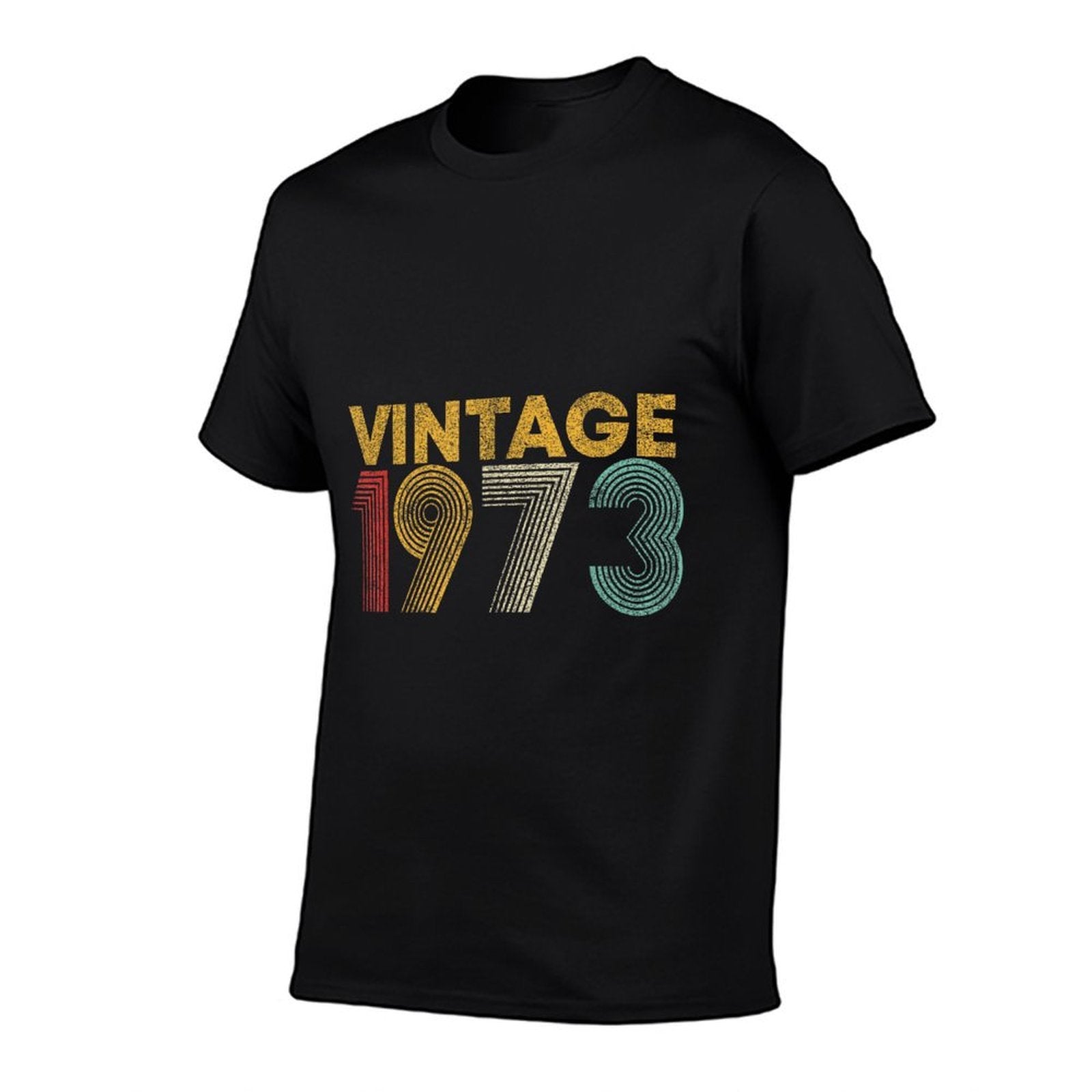 Vintage 1973 52nd Birthday Gift Men Women 52 Years Old  Summer-ready Fabric T-Shirt