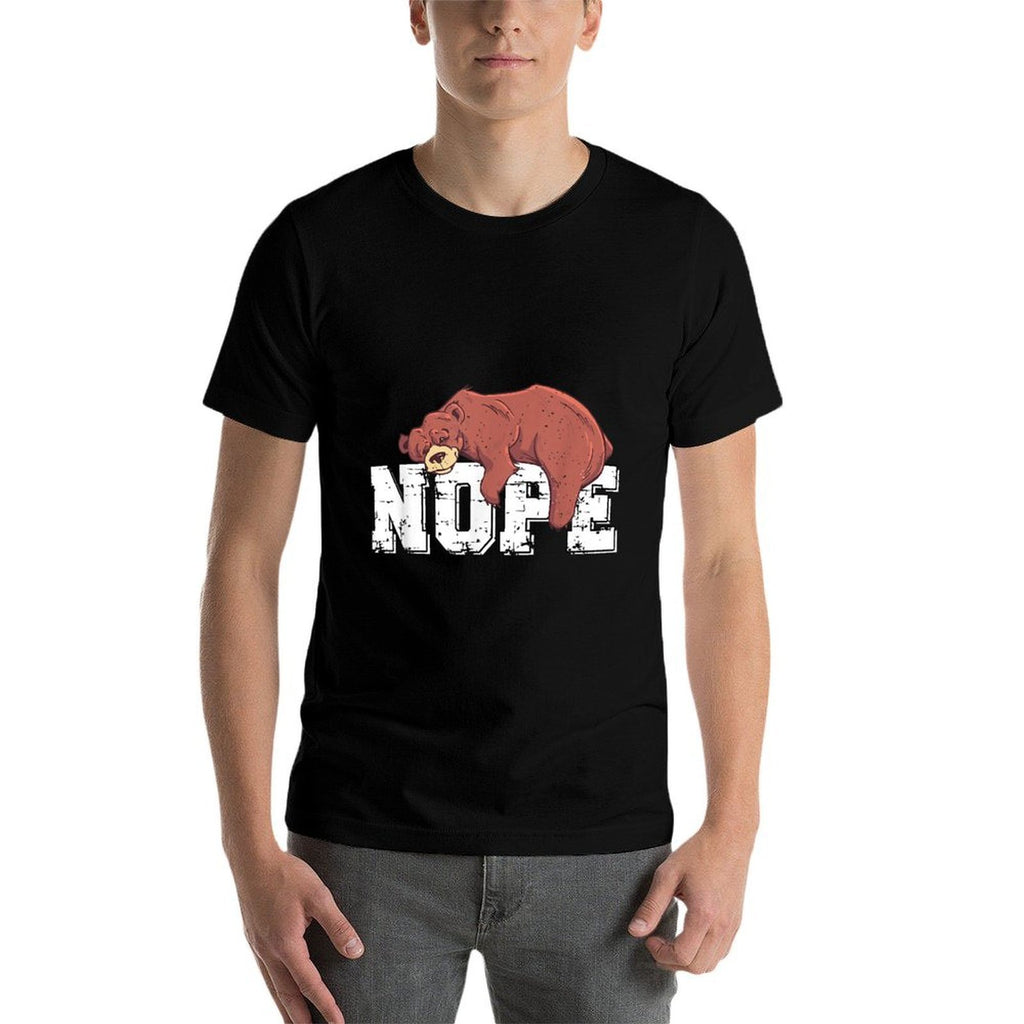 Nope Bear Lover  Relaxed-fit T-Shirt