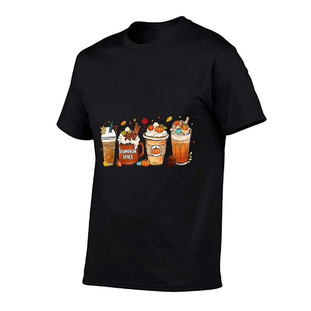 Pumpkin Spice Latte, Fall Coffee, Pumpkin Spice,Thanksgiving  Summer-ready Fabric T-Shirt