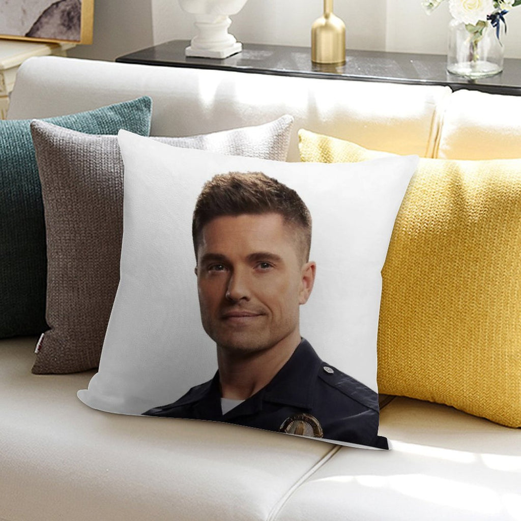 Tim Bradford - The Rookie Soft Hidden Zipper Throw Pillow