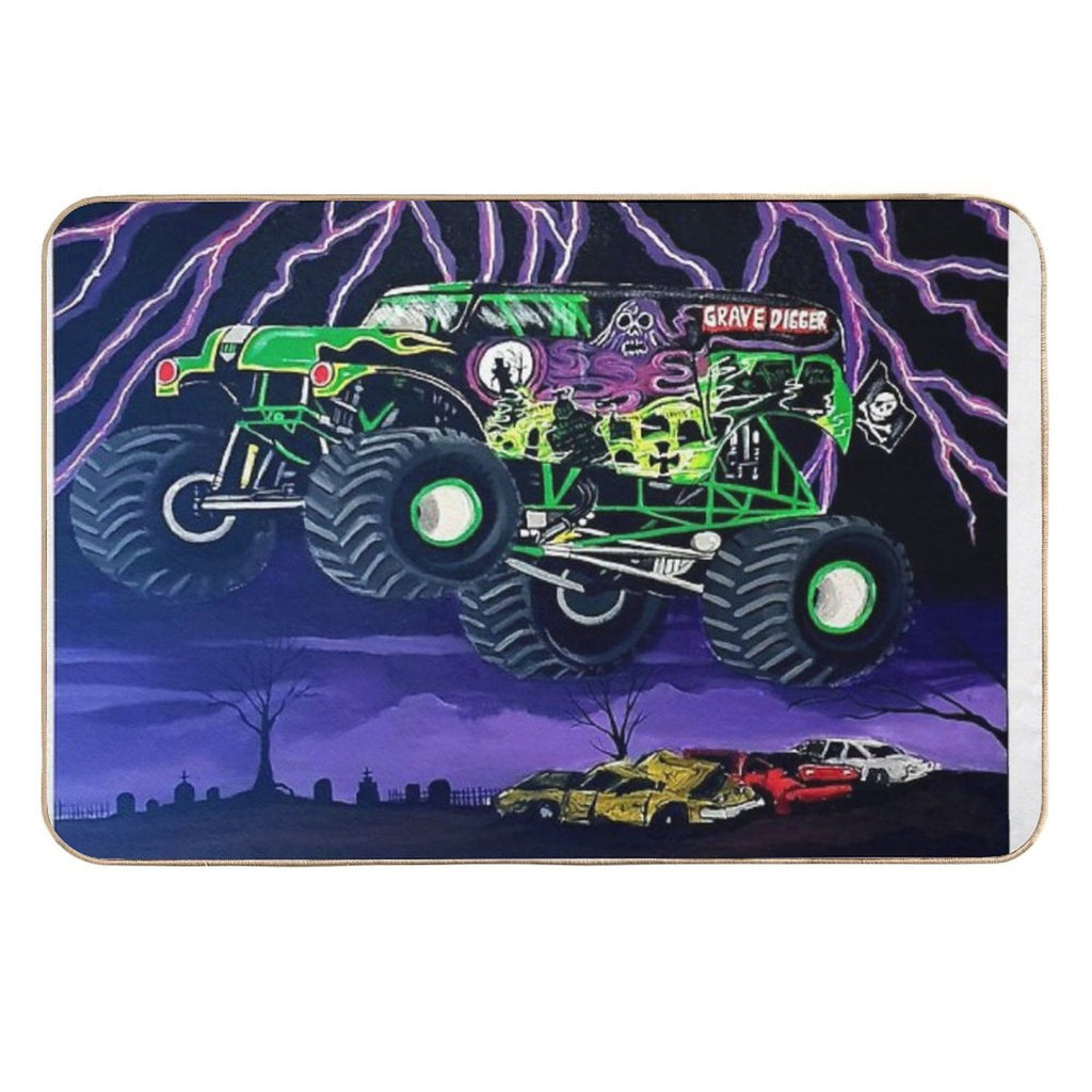MONSTER TRUCK  Slip-Resistant Bath Mat