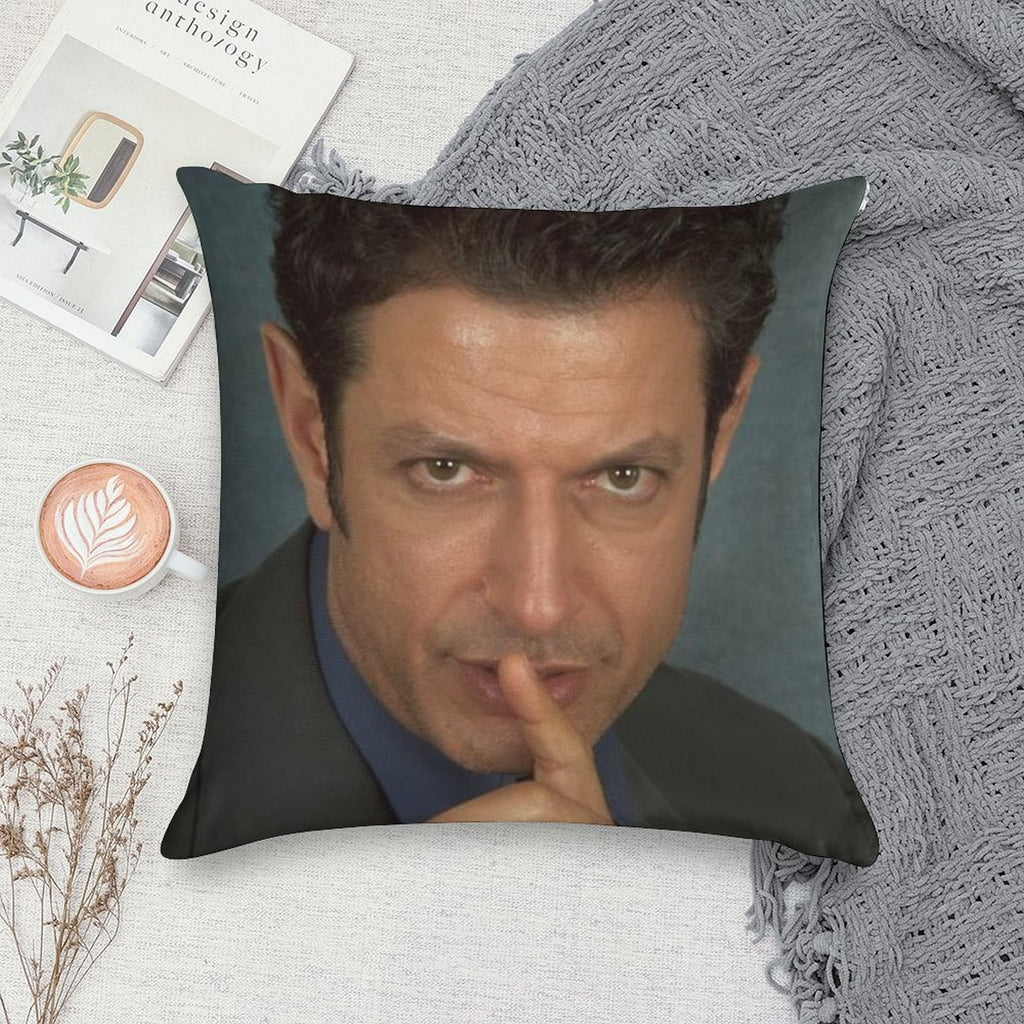 Jeff Goldblum Soft Home Decor Throw Pillow