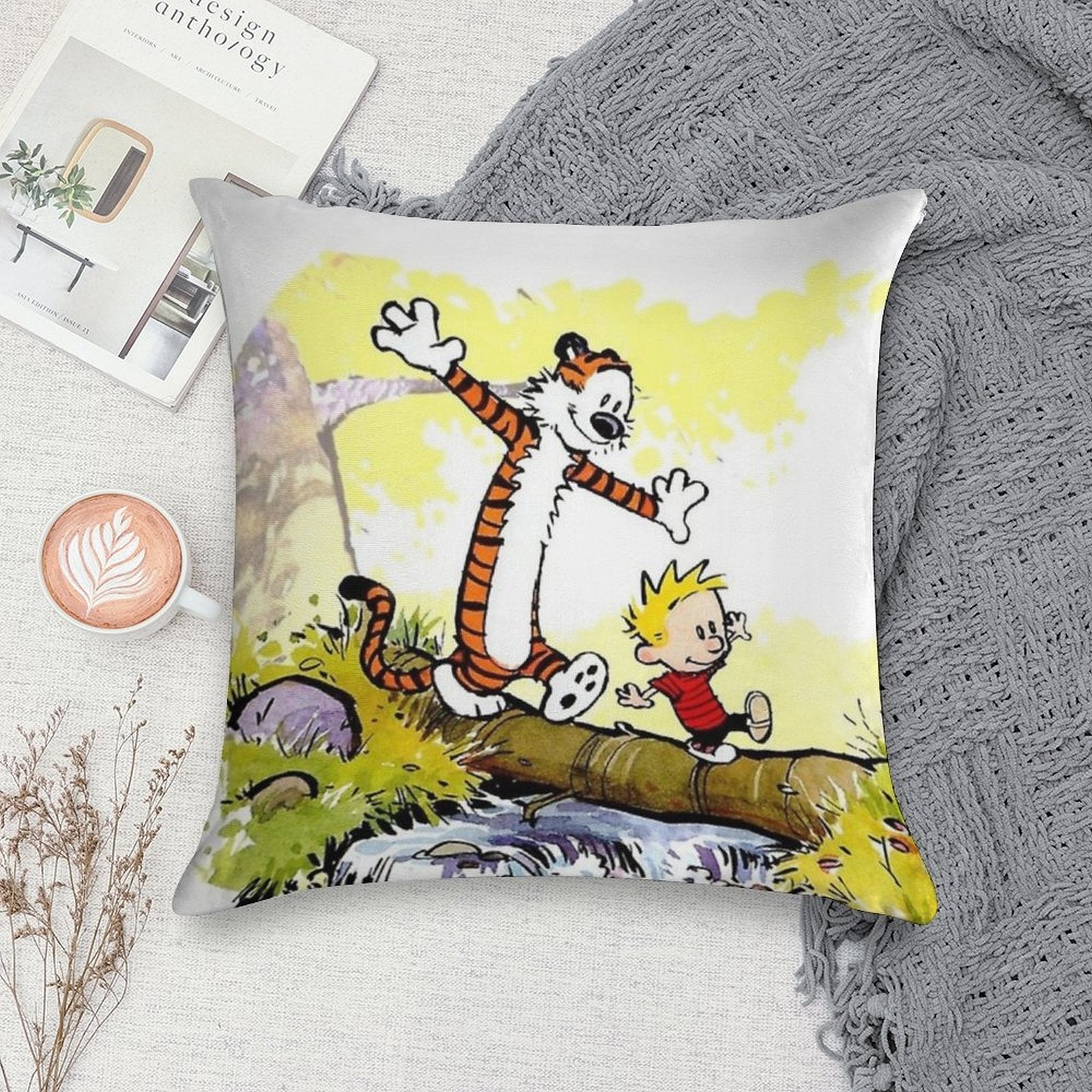 MF82F8BVSPFS0 Soft Fade-Resistant Throw Pillow