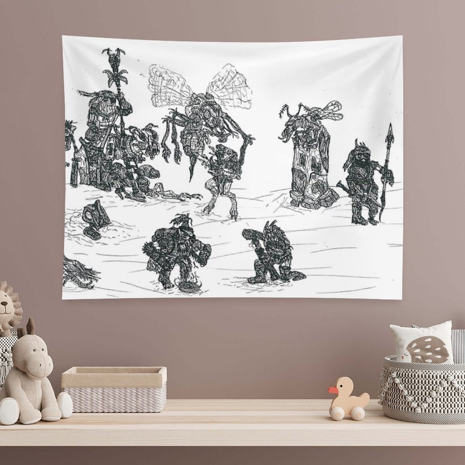 The Bug Lord Tapestry