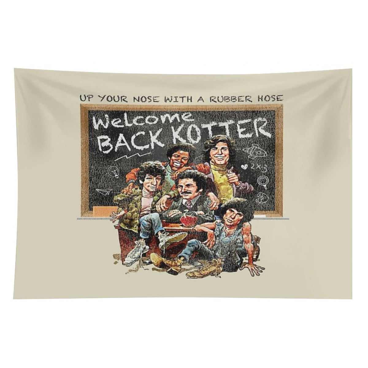 Welcome Back Kotter Vintage Worn Tapestry