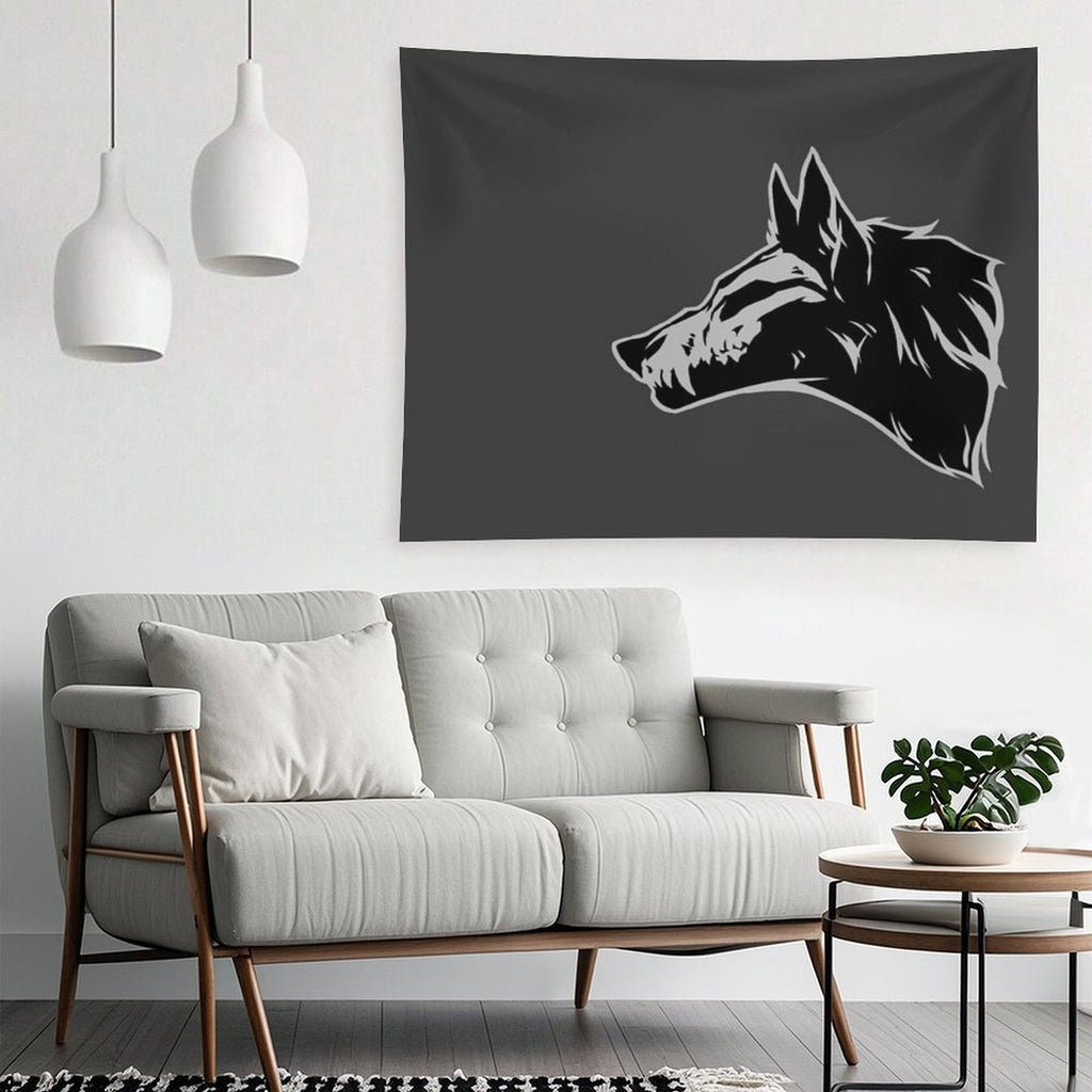 Wolf Skull Tapestry