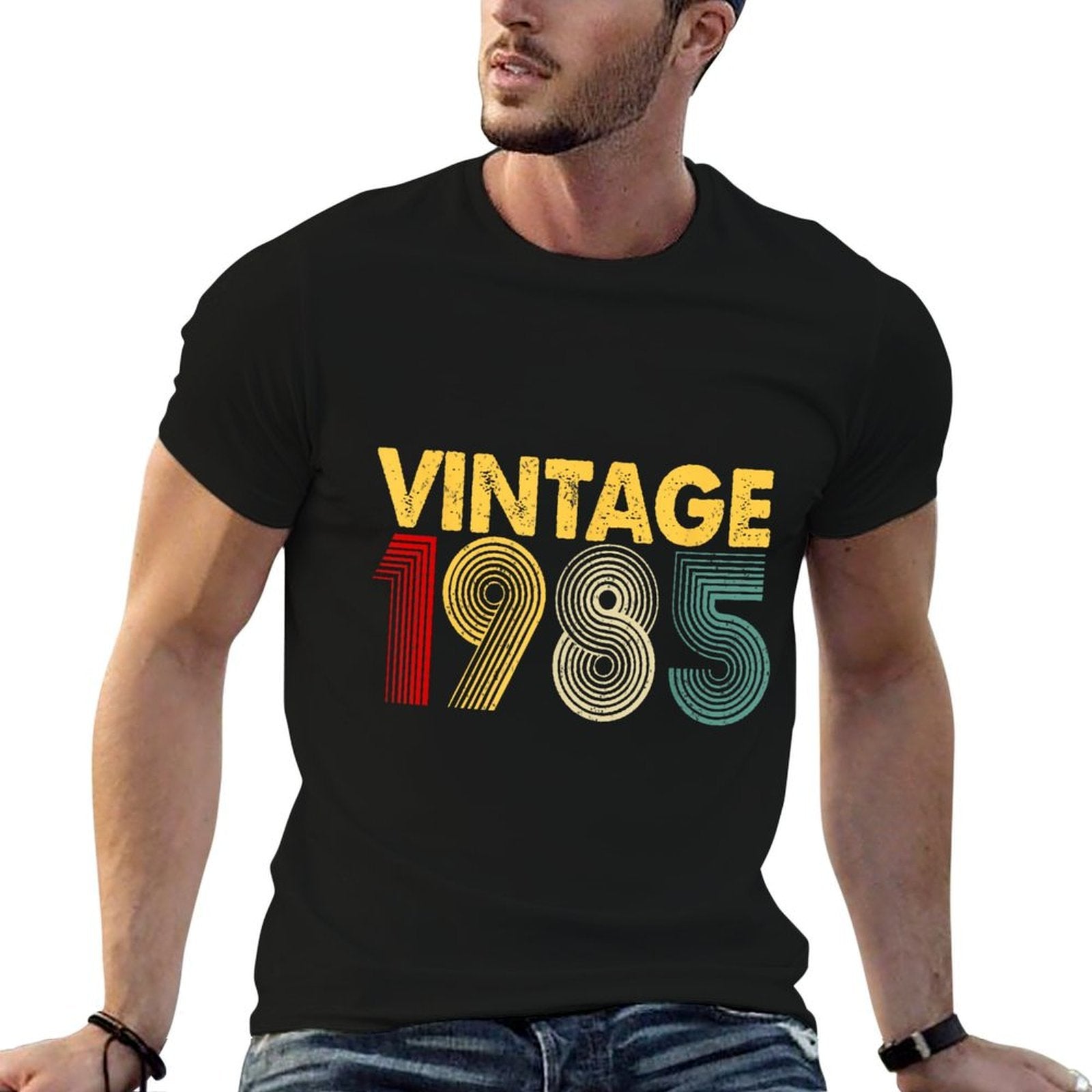 Vintage 1985 40th Birthday Gift Men Women 40 Years Old  Breathable T-Shirt