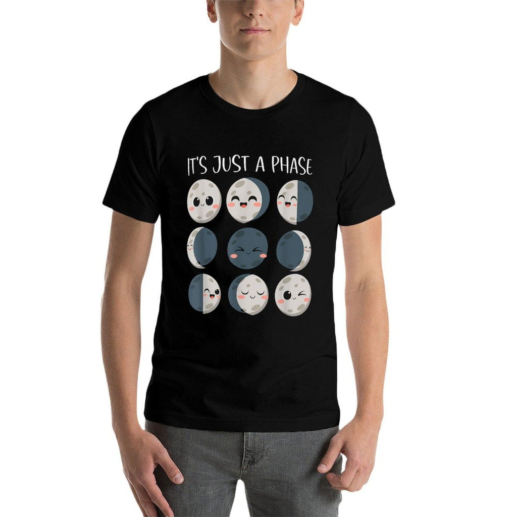 Women Science Teacher Moon Phases Scientist Back To School  Versatile T-Shirt
