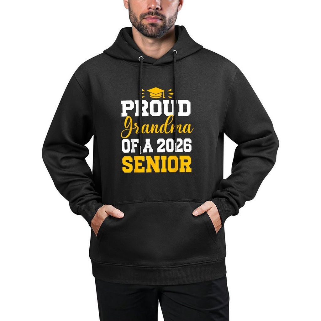 Senior Grandma Class of 2026 Graduation College Graduate Machine Washable Hoodie