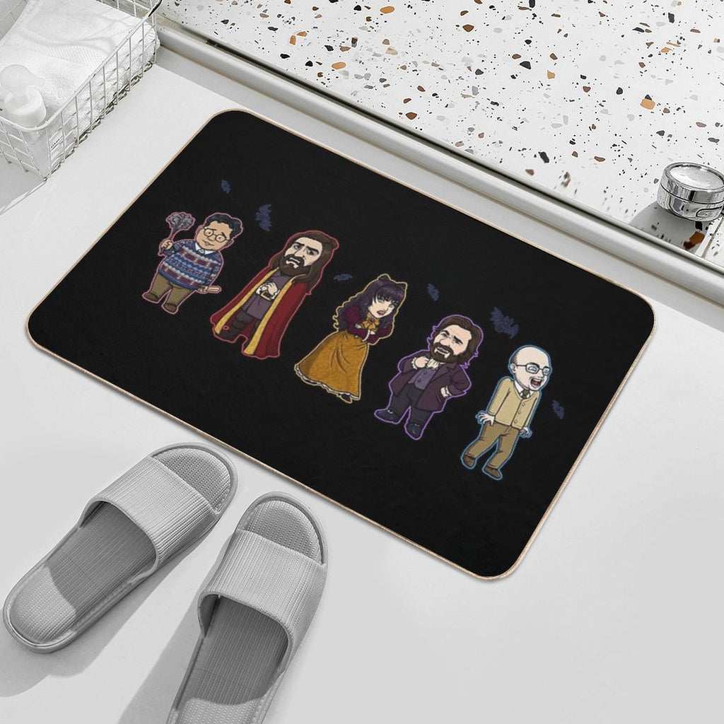 Lil What We Do in The Shadows Gang  Absorbent Bath Mat