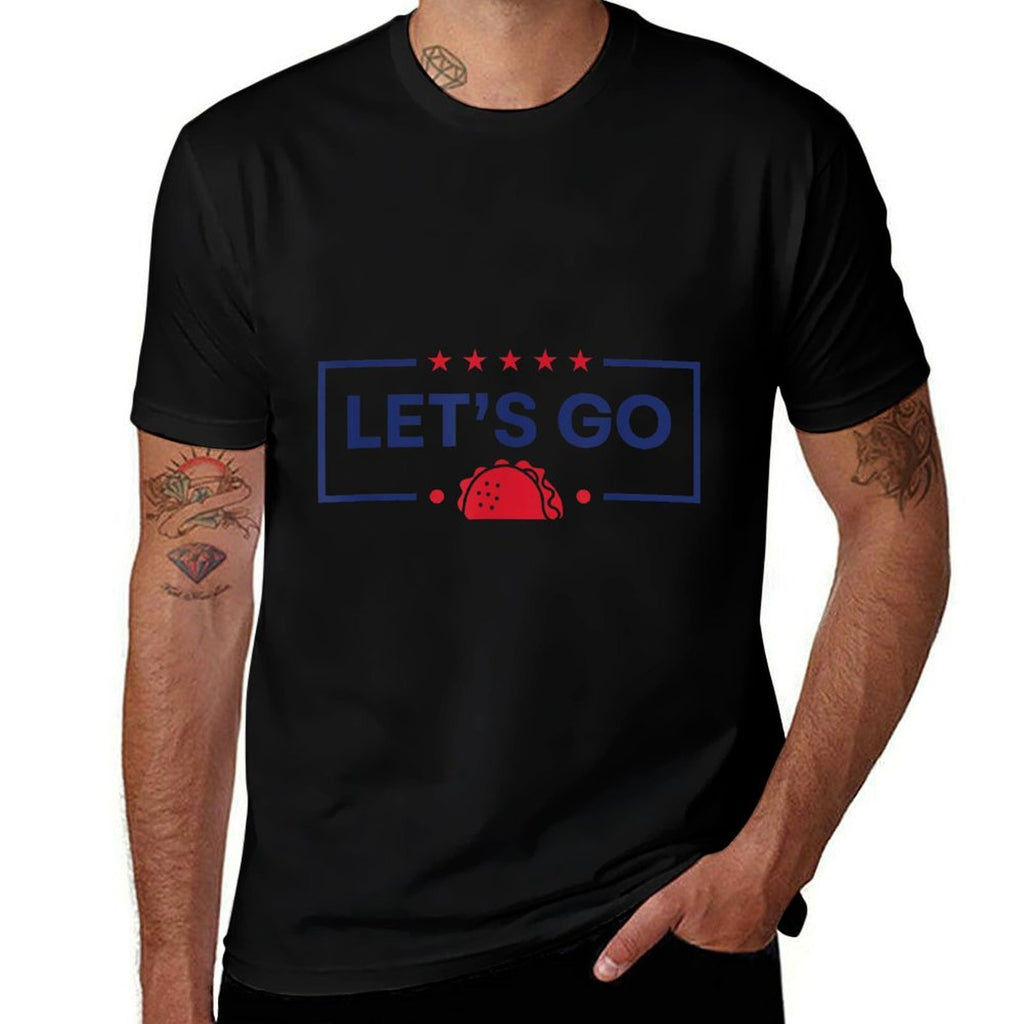 Funny Lets Go Taco  Stretchy T-Shirt