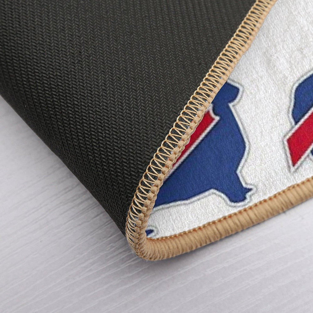 Buffalo Bills Corgi  Slip-Resistant Bath Mat