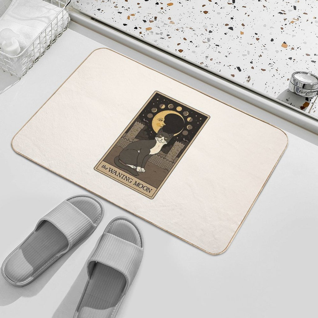 The Waning Moon Cat  Odorless Bath Mat