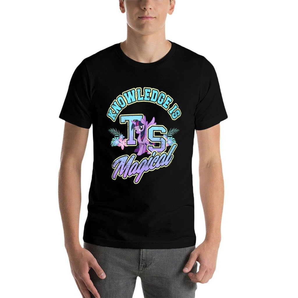 My Little Pony Twilight Sparkle Knowledge Is Magical  Rolled Sleeves T-Shirt