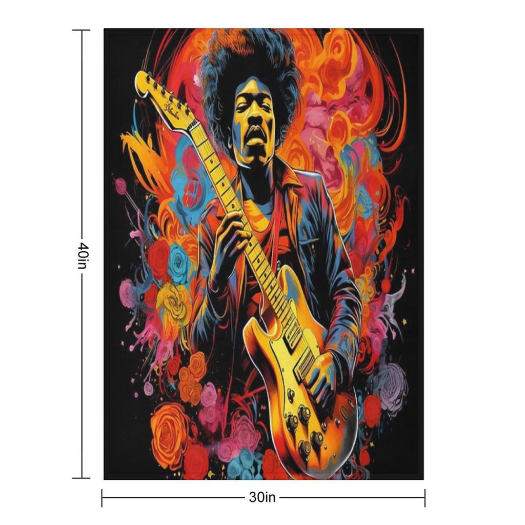 Jimmy Hendrix Lightweight Throw Blanket