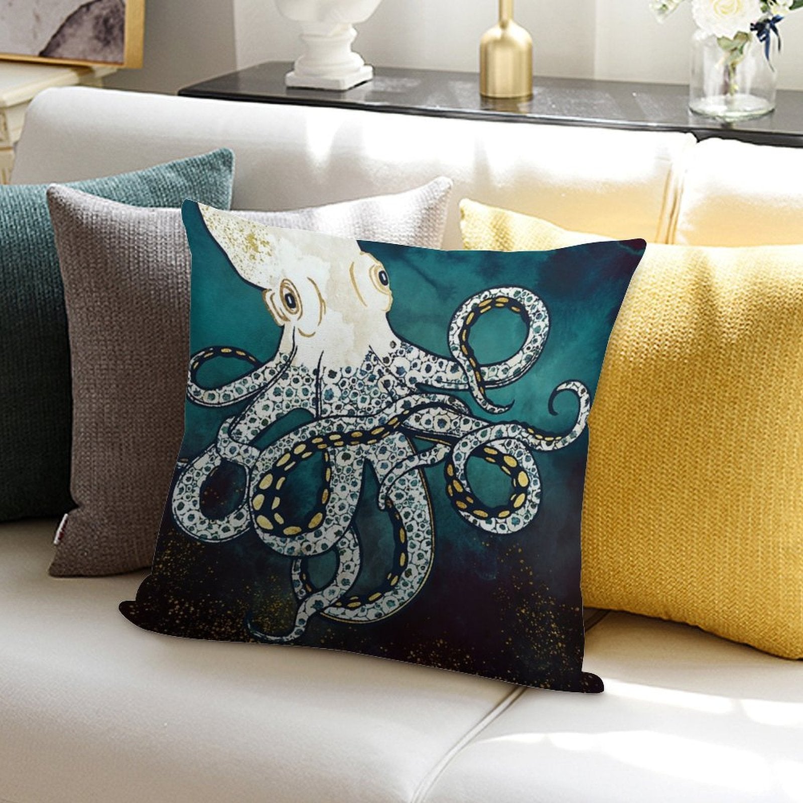 Underwater Dream VII Soft Style Accent Throw Pillow