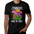 Florist Floral Make Me Smile Zinnia  Moisture-wicking T-Shirt