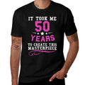 Funny 50th Birthday Gift Idea for Women  Vintage-inspired T-Shirt
