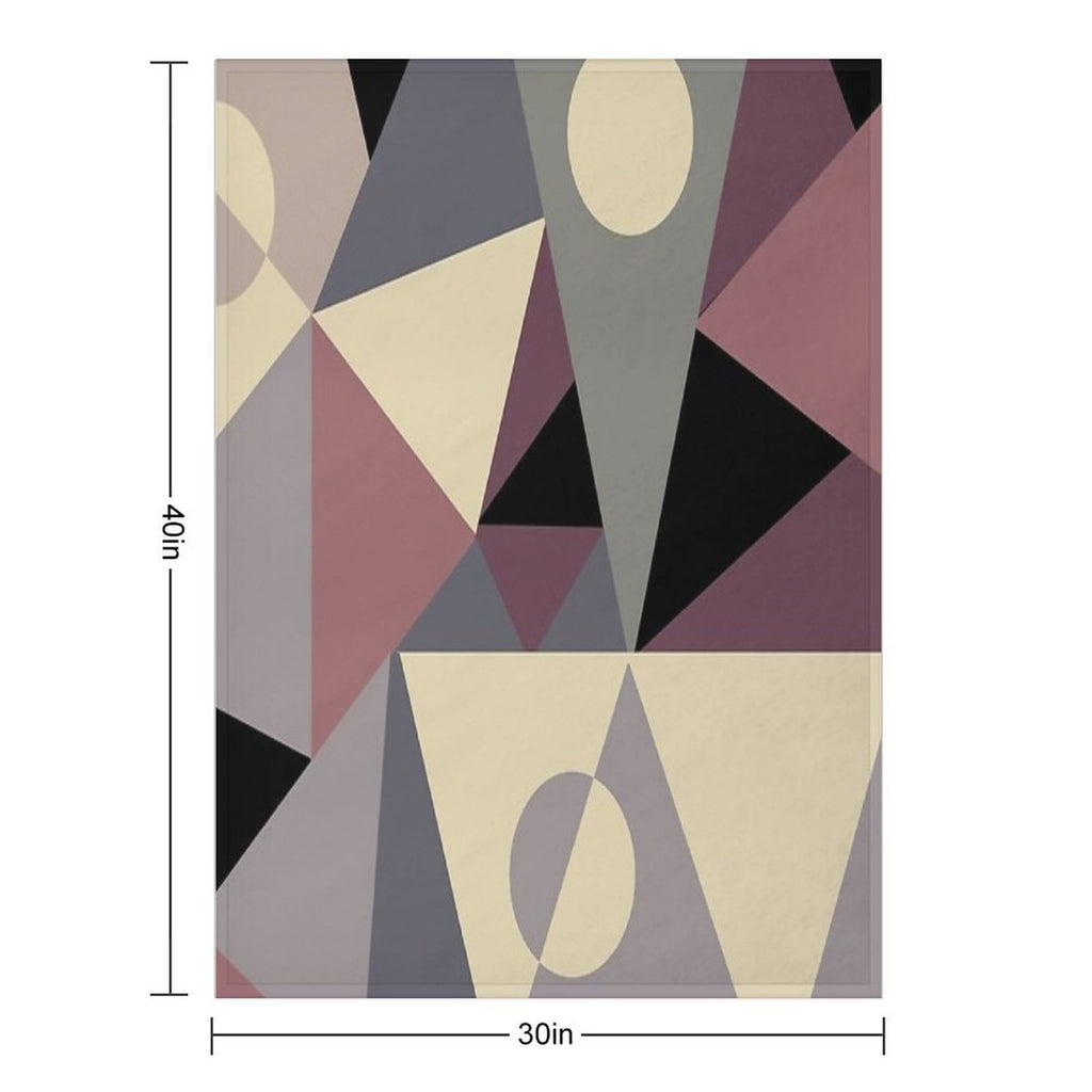 Triangulation I Multi-functional Throw Blanket