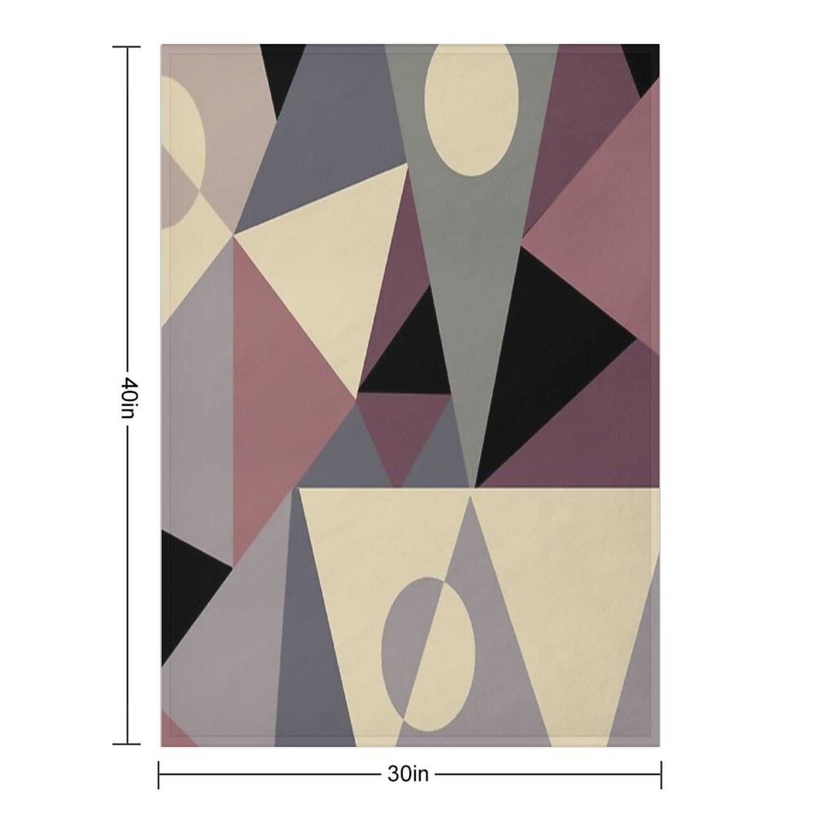 Triangulation I Multi-functional Throw Blanket