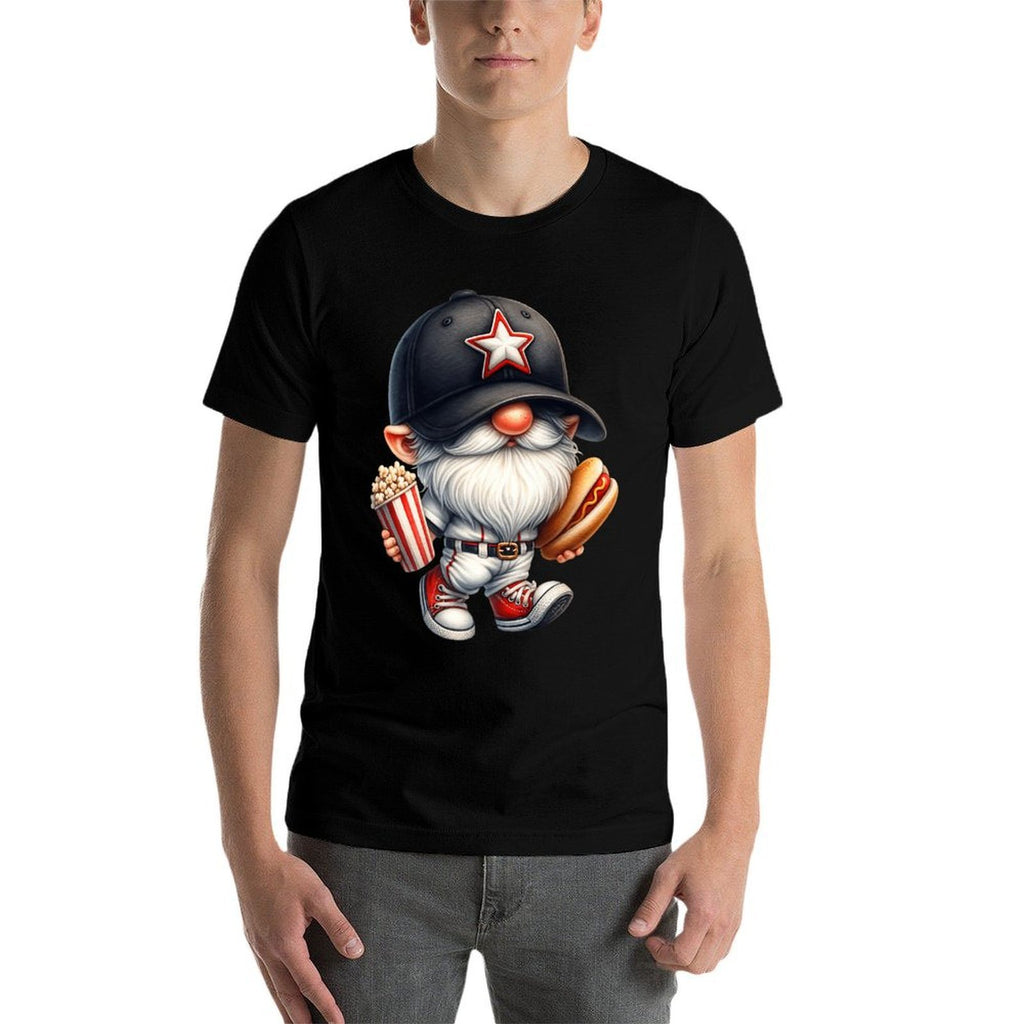 Pink Baseball Accessories For Women And Girls Hot Dog Gnome Premium  Affordable Price T-Shirt