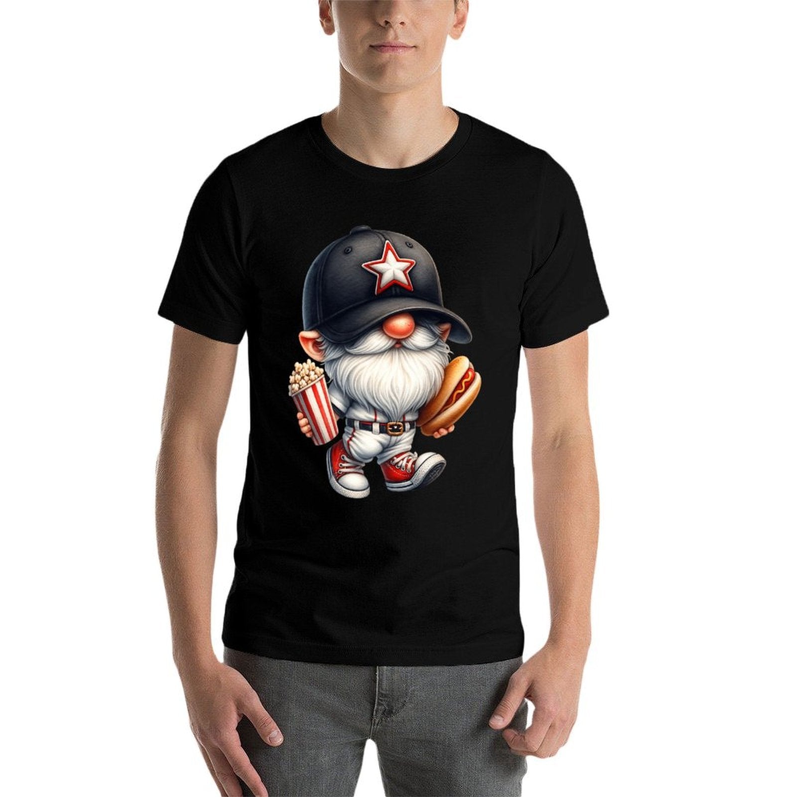 Pink Baseball Accessories For Women And Girls Hot Dog Gnome Premium  Affordable Price T-Shirt