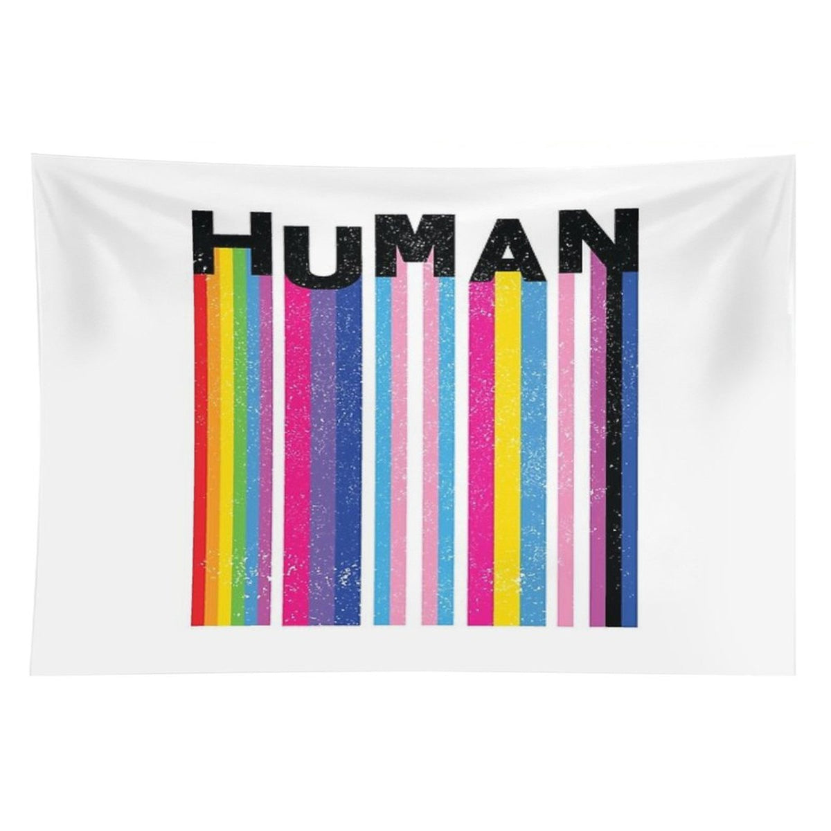 HUMAN LGBT Pride Flags Tapestry