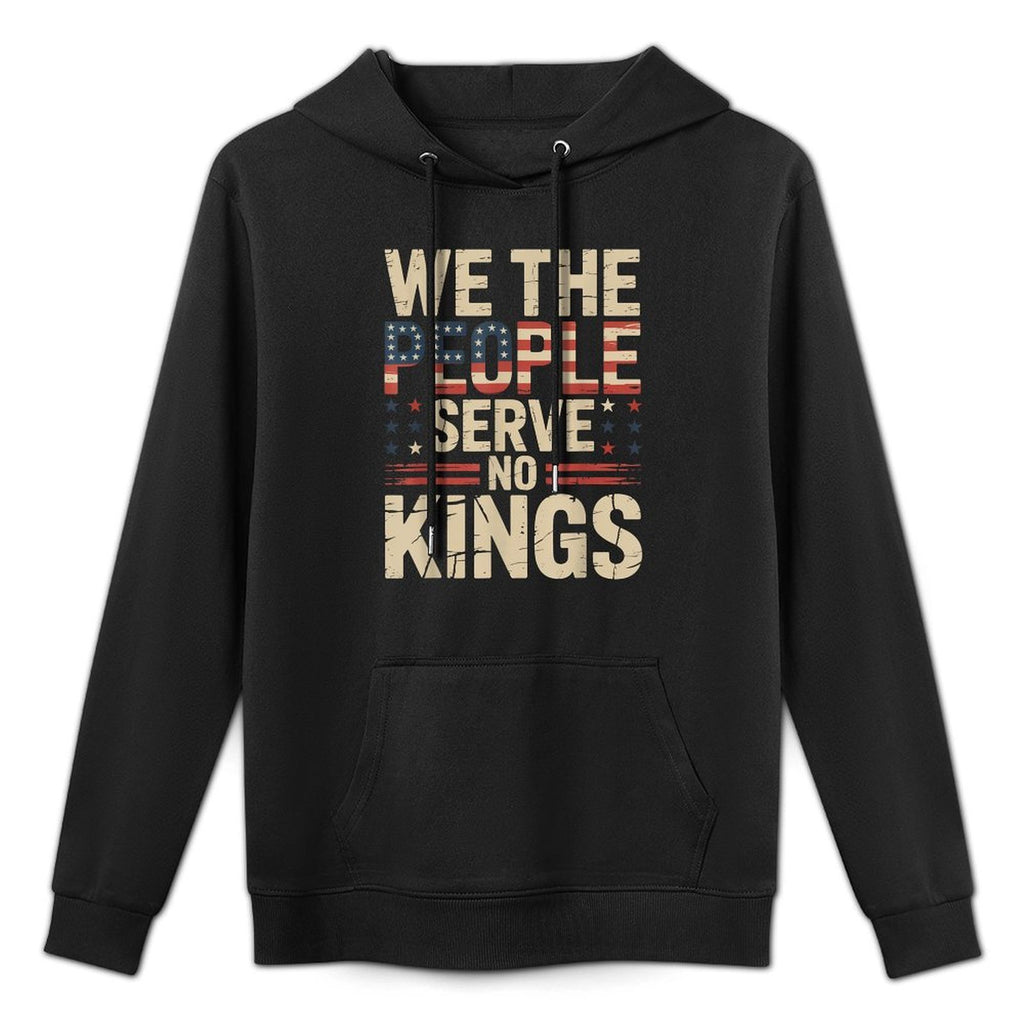 No Kings In America, Democracy, We The People Shape Retention Hoodie