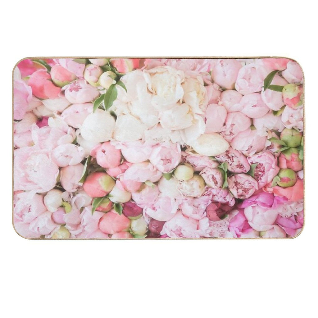 Peony Festival  Easy Maintenance Bath Mat
