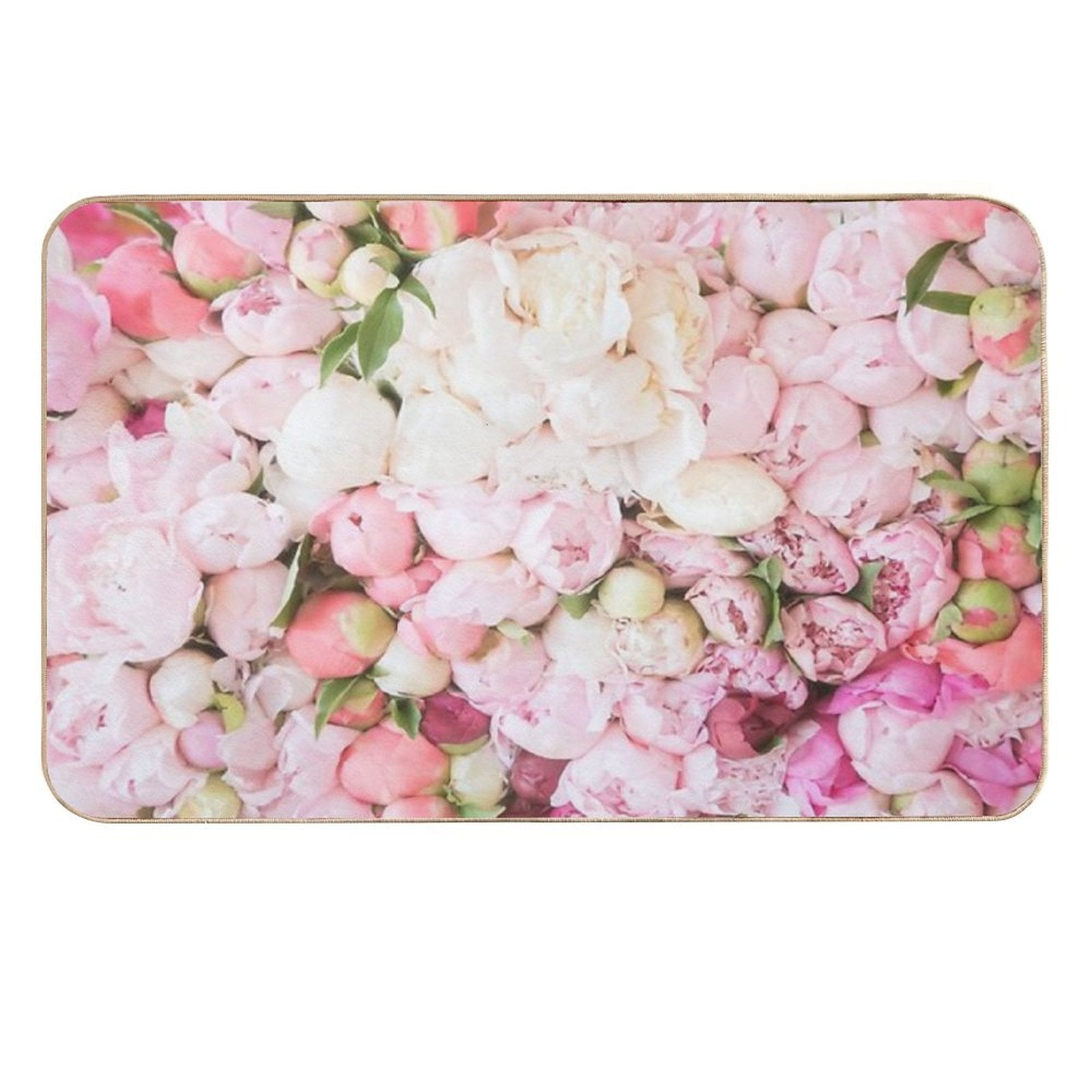 Peony Festival  Easy Maintenance Bath Mat