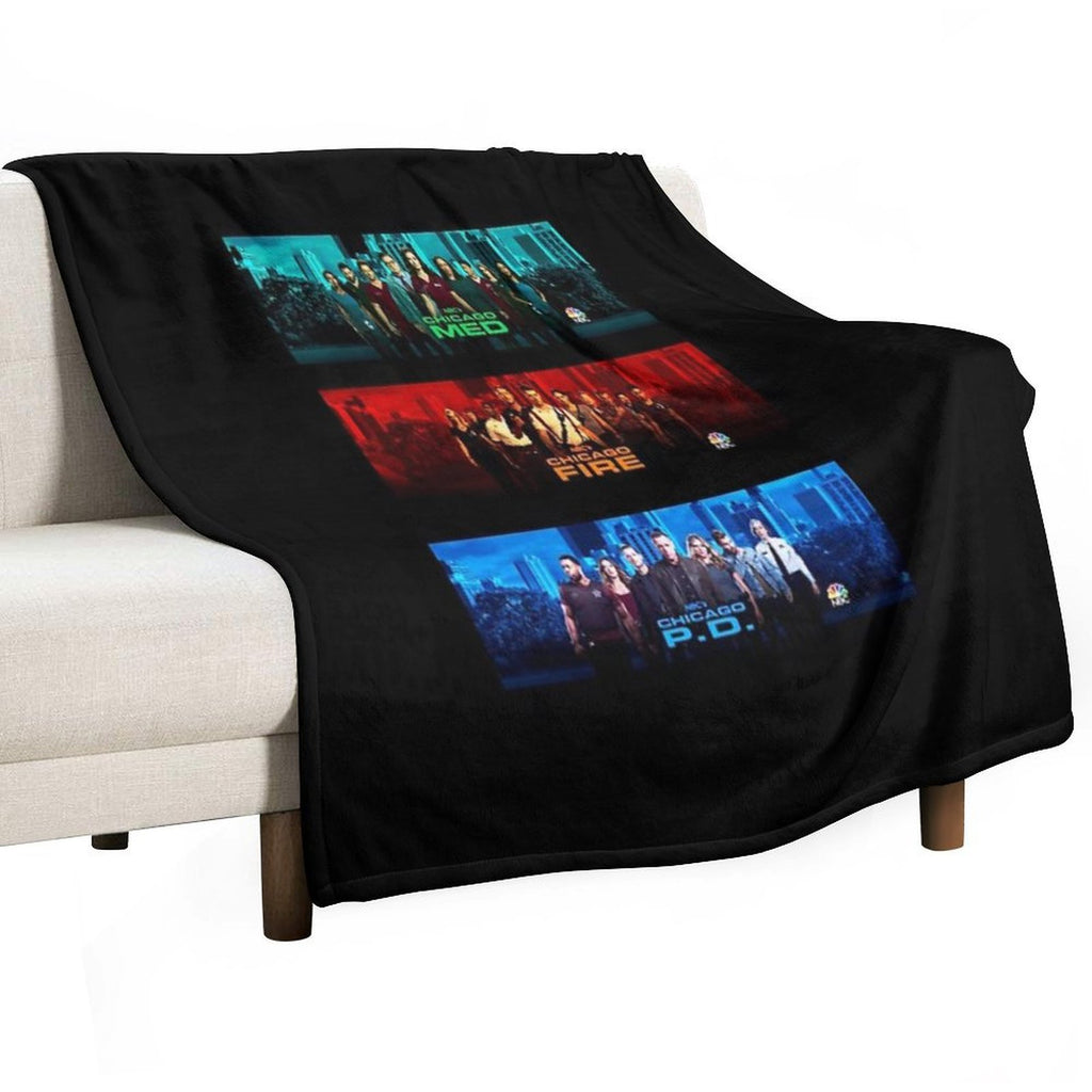 Chicago Pd Fire Med Multi-functional Throw Blanket