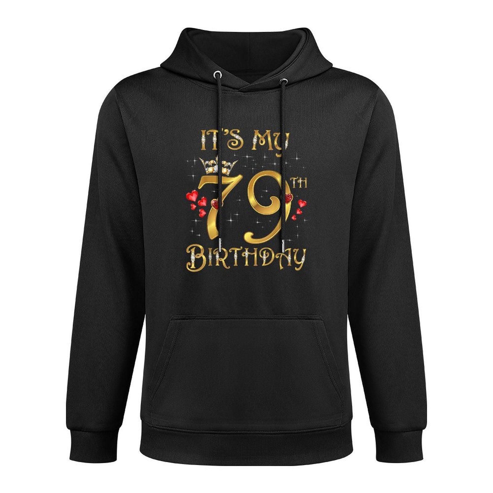 It's My 79th Birthday, 79 Years Old, 79th Birthday Queen Adjustable Hood Hoodie