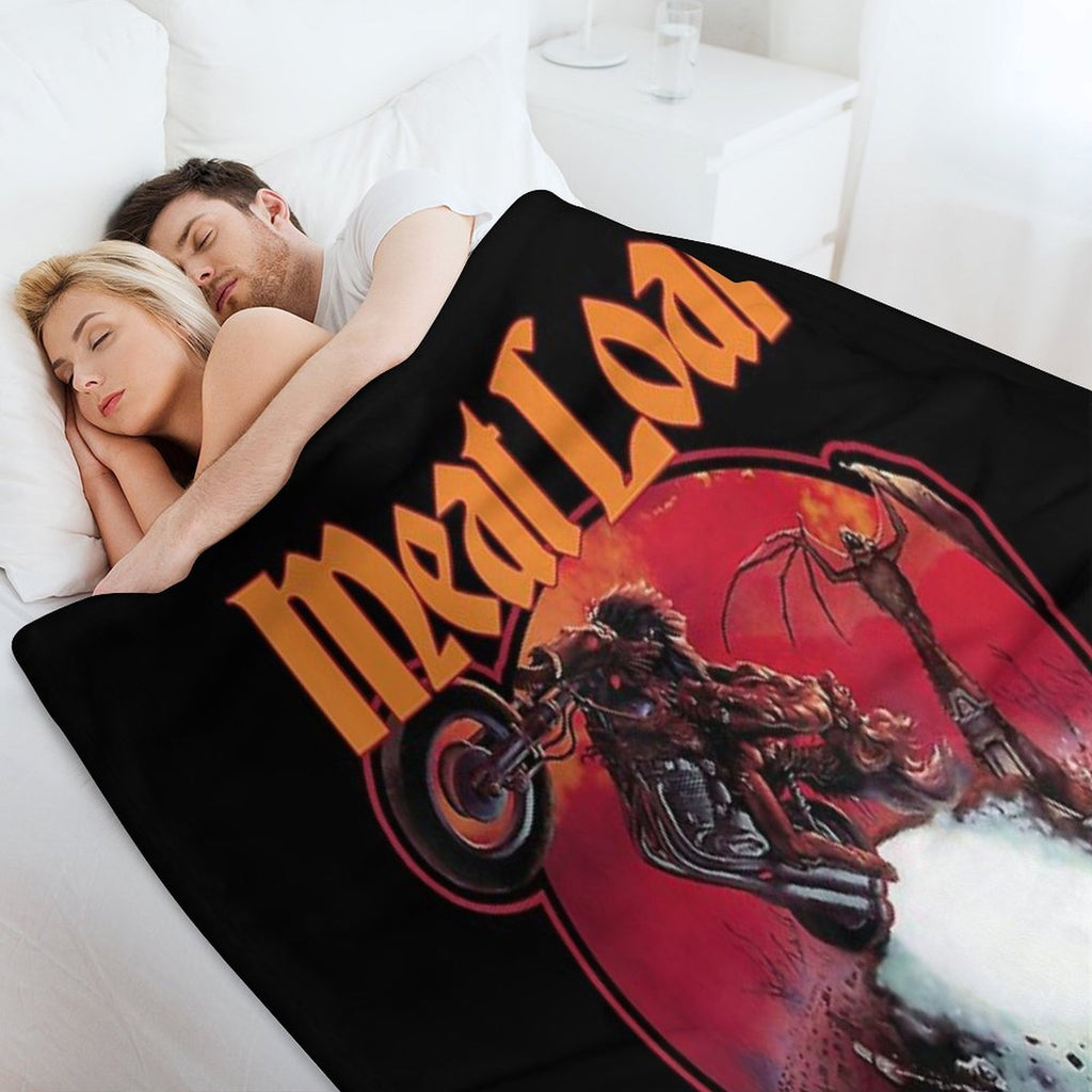 Bat Out of Hell Classic T-Shirt Machine-washable Throw Blanket