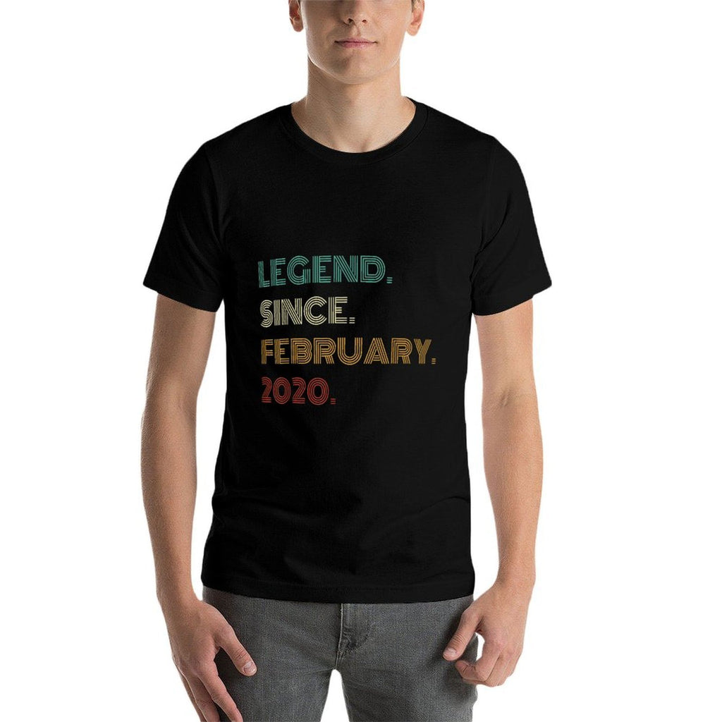 5 Years Old Legend Since February 2020 5th Birthday  Eco-friendly Material T-Shirt