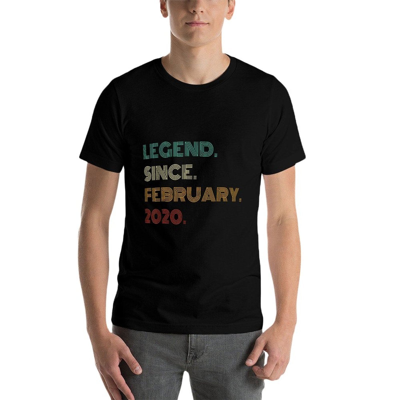 5 Years Old Legend Since February 2020 5th Birthday  Eco-friendly Material T-Shirt
