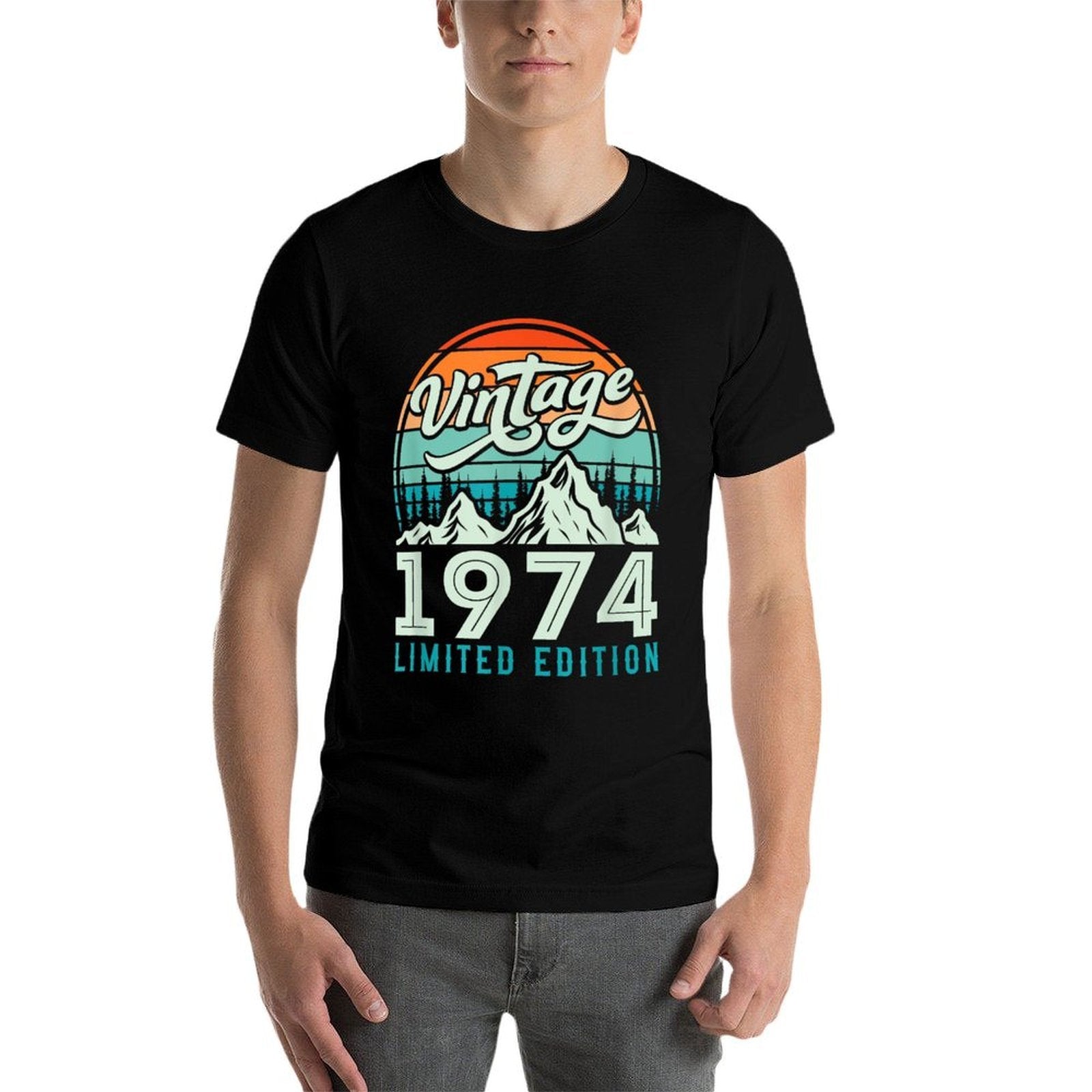 50 Year Old Vintage 1974 Limited Edition 50th Birthday  Slim-fit Cut T-Shirt