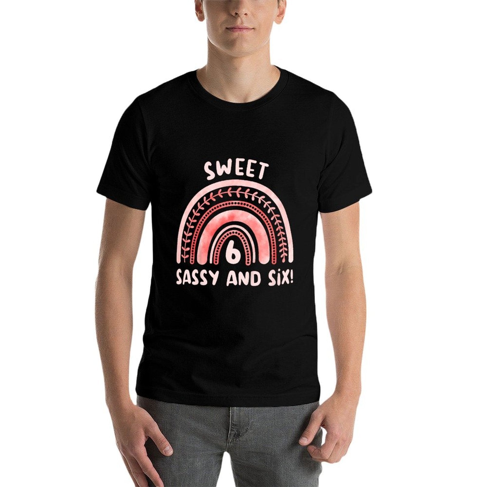 Kids Sweet Sassy And Six! 6th Birthday Six Years Old  Durable T-Shirt