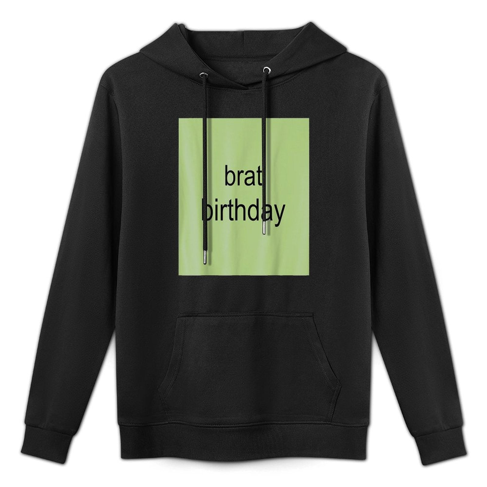 Brat Birthday Green Funny Meme Gen Z Adult Youth Women Men Medium-Weight Fabric Hoodie
