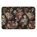 Flemish Masters - Vintage Midnight Botanical Garden Pattern NightGarden  Toxin-Free Bath Mat
