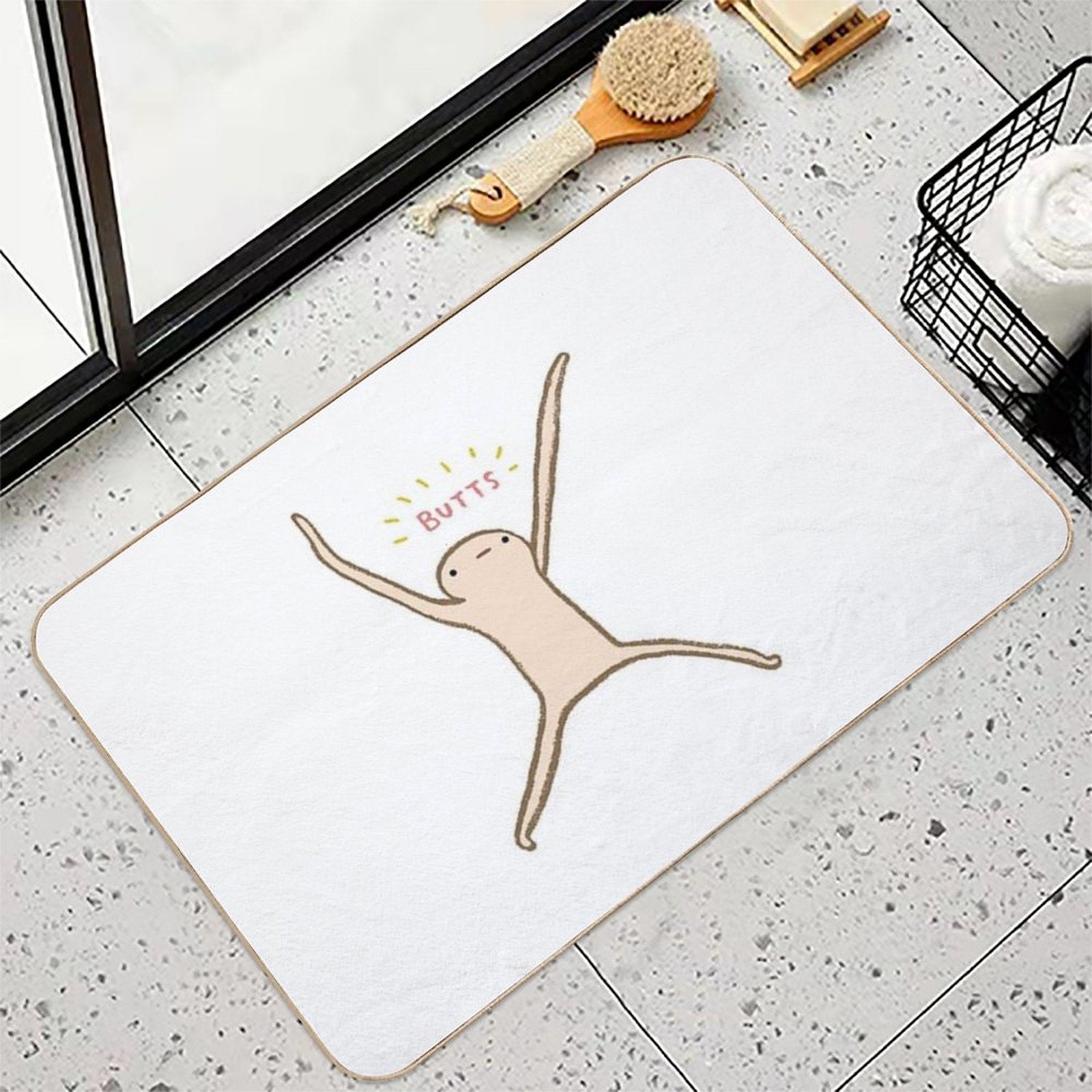 Honest Blob - Butts  Long-Lasting Bath Mat